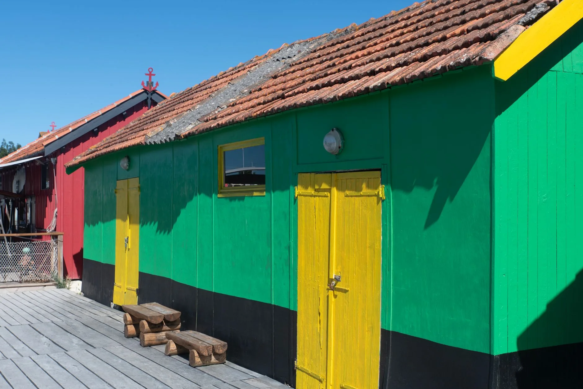 Palafitos colorés de Castro sur l'île de Chiloé, au Chili