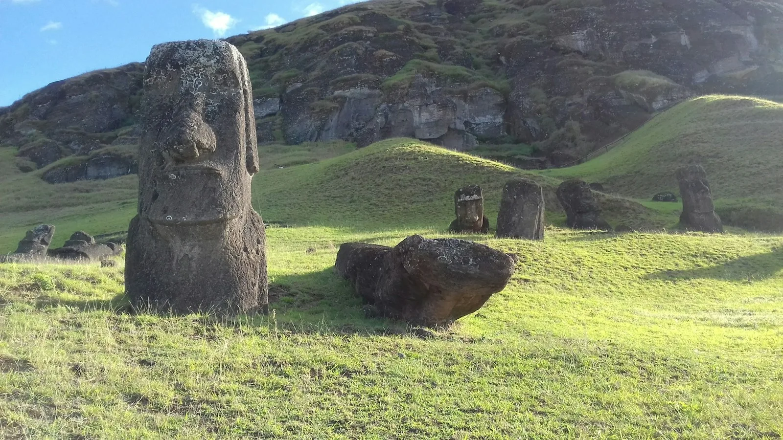 Rano Raraku : la carrière des moaï