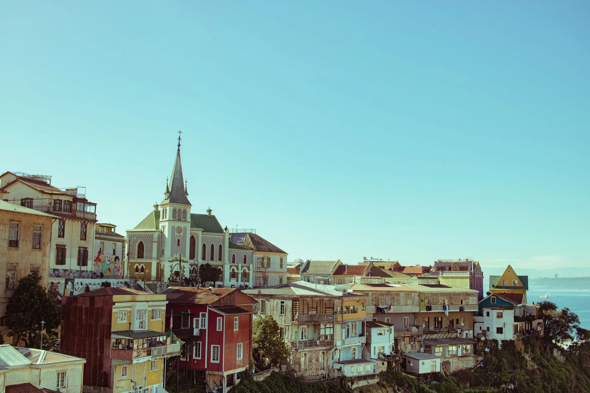 Les cerros Alegre et Concepción : le cœur touristique
